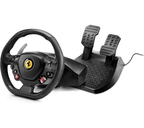 Thrustmaster T80 Ferrari 488 Gtb Edition Racing Wheel Pedals