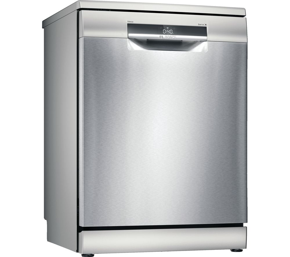 BOSCH Serie 6 SMS6EDI02G Full-size WiFi-enabled Dishwasher - Stainless Steel