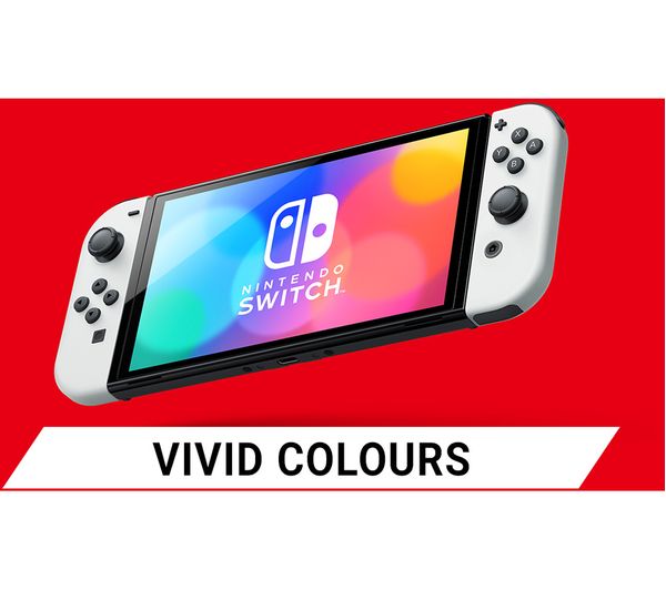 10007456 - NINTENDO Switch OLED - White - Currys Business