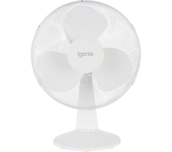 Igenix Df1210 Portable 12 Desk Fan White
