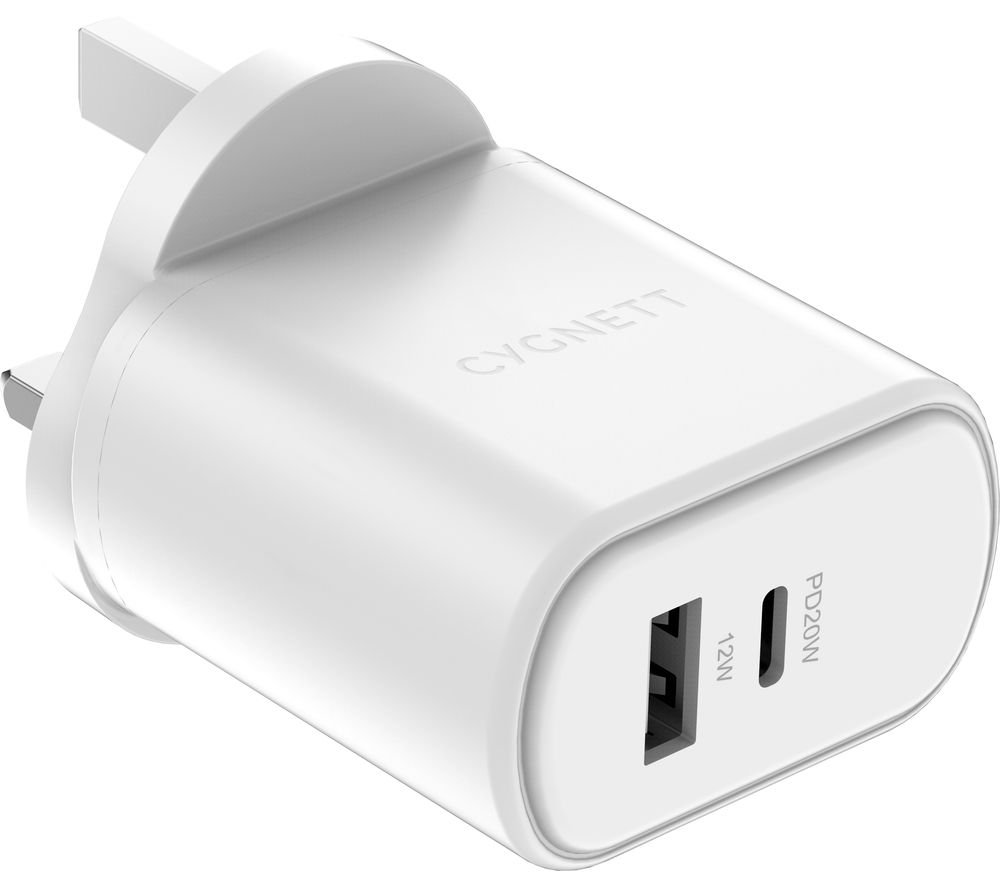 PowerPlus 32 W USB Type-C & USB Charger - White