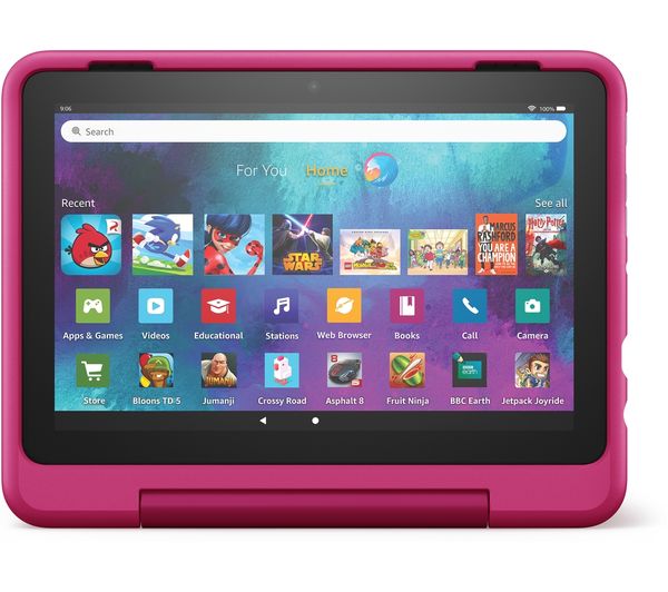 Amazon Fire Hd Pro 8 Kids Ages 6 12 Tablet 2022 32 Gb Pink