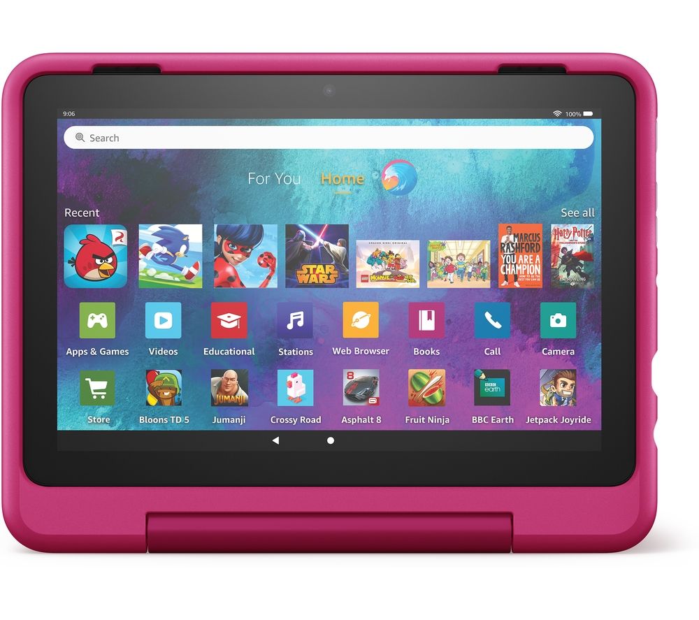 Fire HD Pro 8" Kids (ages 6-12) Tablet (2022) - 32 GB, Purple