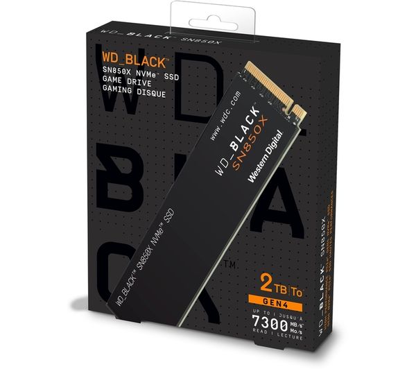 WD _BLACK SN850X M.2 Internal SSD with Heatsink - 2 TB