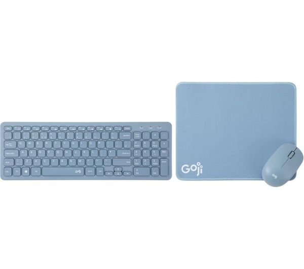 Goji 3 In 1 Wireless Keyboard Mouse Set Blue