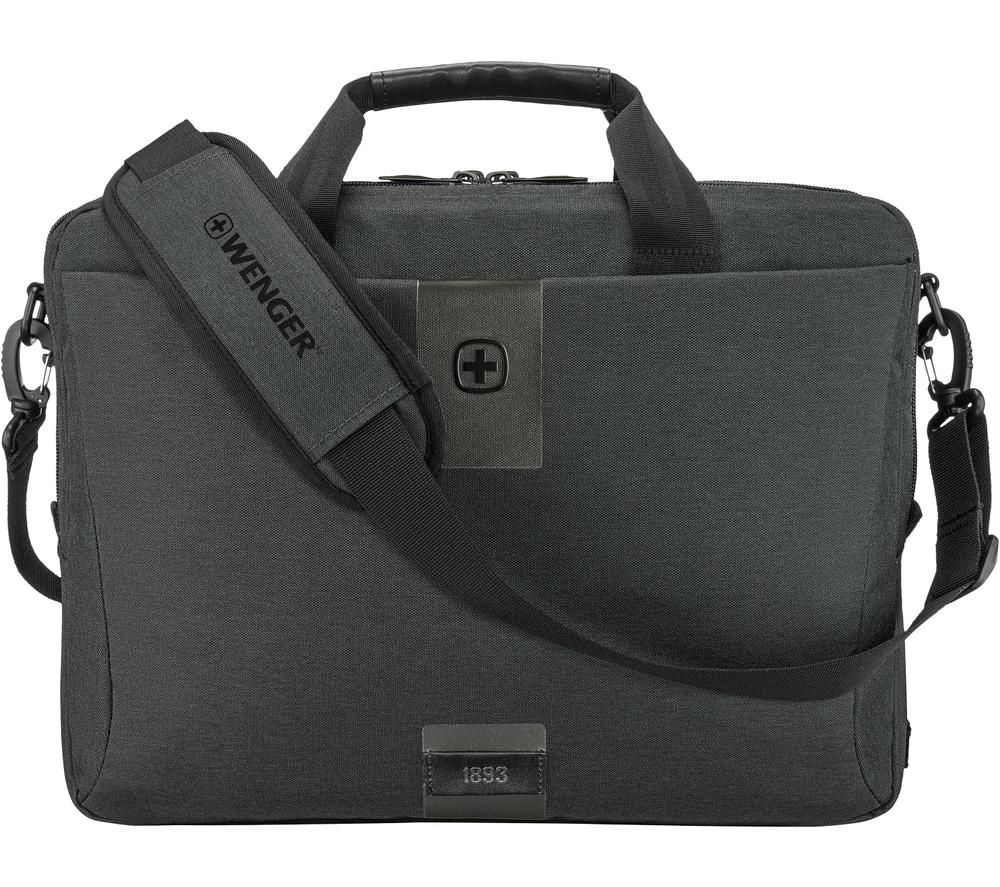 MX ECO Brief 16" Laptop Messenger Bag - Charcoal