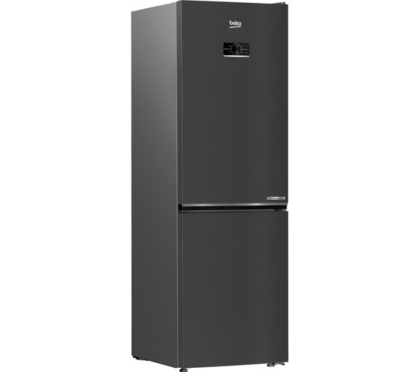 Beko Pro Harvestfresh Aeroflow Cng6686vpz 60 40 Fridge Freezer Black Steel