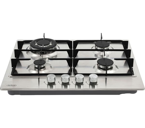BELLING GHU603RI STA 60 cm Gas Hob - Stainless Steel
