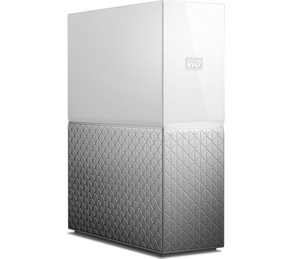 Image of WD My Cloud Home NAS Drive - 8 TB, White