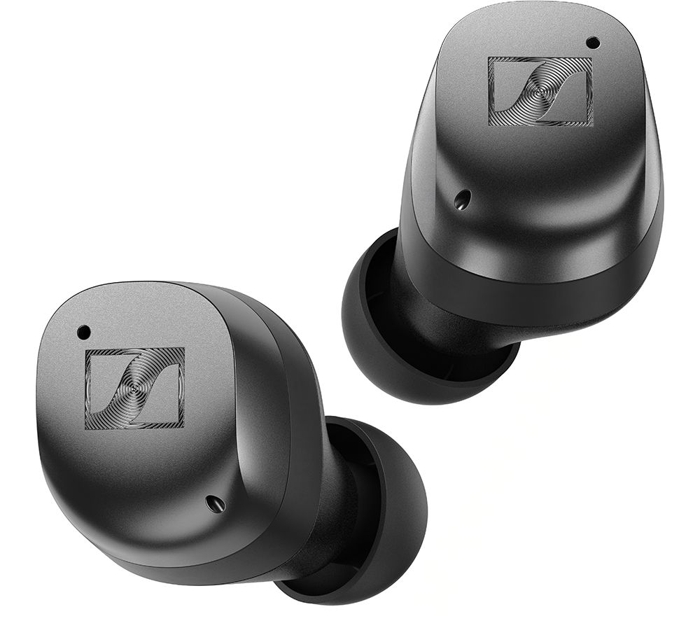 Momentum MTW4 Wireless Bluetooth Noise-Cancelling Sports Earbuds - Black & Graphite