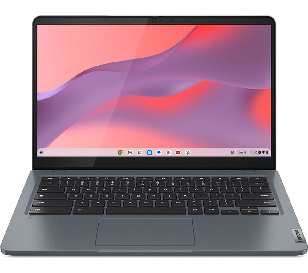 IdeaPad Slim 3 14" Chromebook & Sleeve - Intel® Core™ i3, 128 GB eMMC, Storm Grey