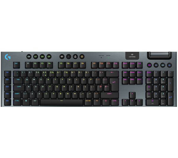 LOGITECH G915 X Lightspeed Wireless Mechanical Gaming Keyboard - Tactile Black