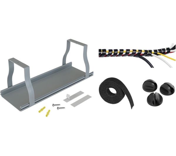 D Line Desk Cable Organizer Kit