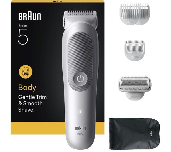 Braun Series 5 Bg5550 Wet Dry Body Groomer Grey