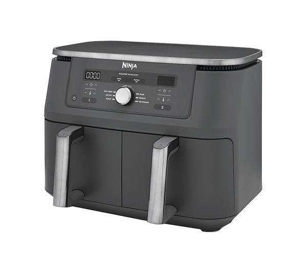 Ninja Max 6 In 1 Dual Zone Dz400uk Air Fryer Gun Metal Grey
