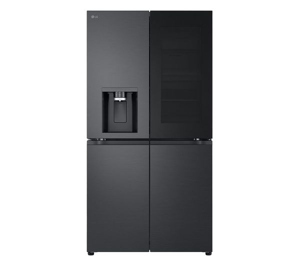 Lg Instaview Gmk960ev2e American Style Smart Fridge Freezer Essence Black Steel