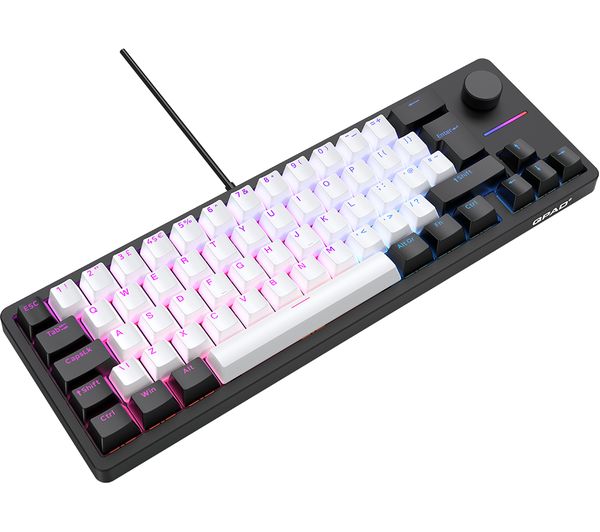 QPAD QPAD Loop 65 Model 1 Gasket Mechanical Gaming Keyboard - Black ...