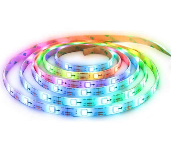 An image of MONSTER Smart llluminessence RGB+IC LED Flow Light Strip - 2 m / 6.5 ft