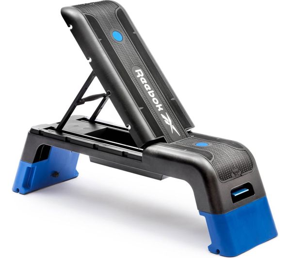 An image of REEBOK Deck Fitness Bench - Black & Blue