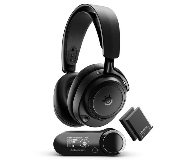 An image of STEELSERIES Arctis Nova Elite Wireless 7.1 Gaming Headset - Black