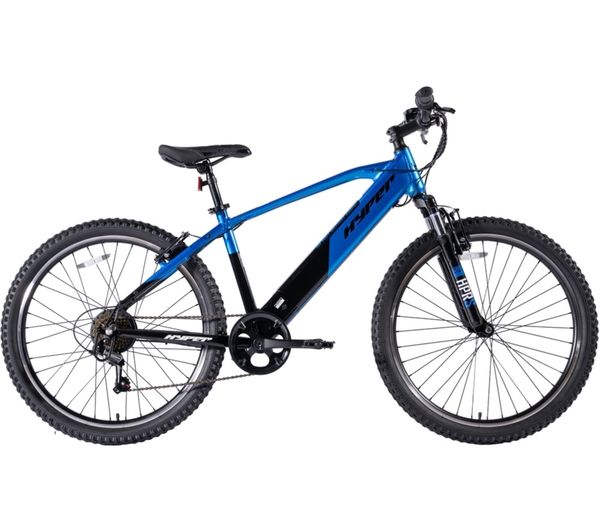 An image of HYPER BICYCLES 26 MTB Electric Bike - Blue