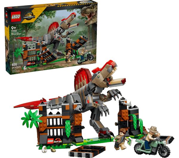 An image of LEGO Jurassic World 77982 Spinosaurus Dinosaur Escape Set