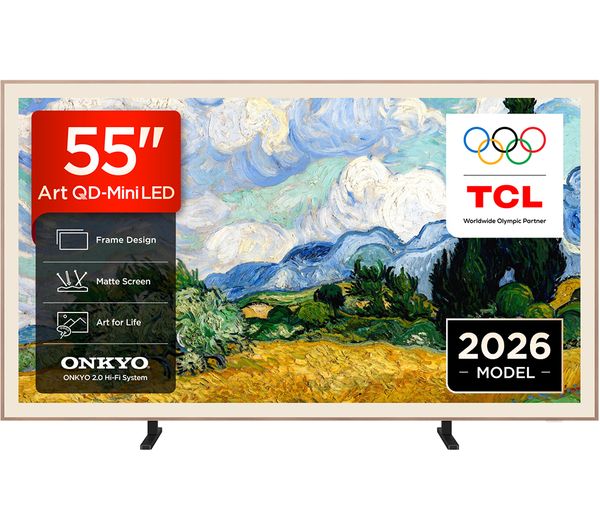 An image of TCL NXTVISION A400 Pro 55" QD Mini LED 4K HDR Smart Google TV - 55A400 PRO-UK