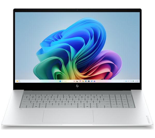 An image of HP OmniBook X NGAI 17.3" Laptop - Intel® Core™ Ultra 5, 512 GB SSD, Silver