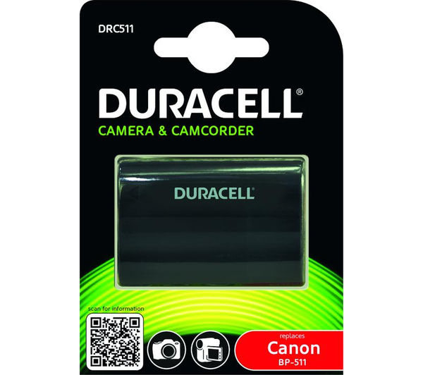 DURACELL DRC511 Lithium-ion Rechargeable Camera Battery