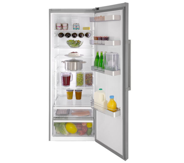 grundig gsn10720x tall fridge stainless steel