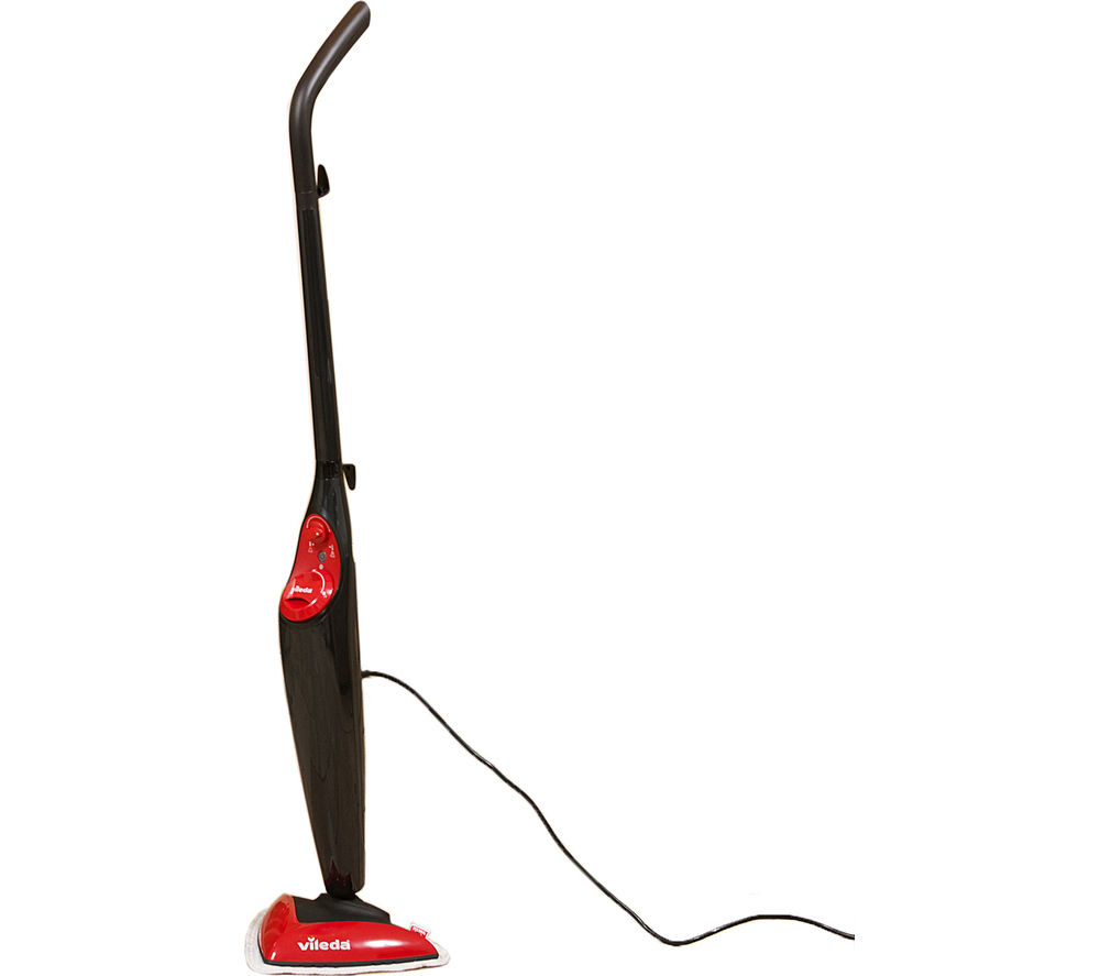 1550W/accessories 0.4L Vileda 146575 lightweight swivel head steam mop 