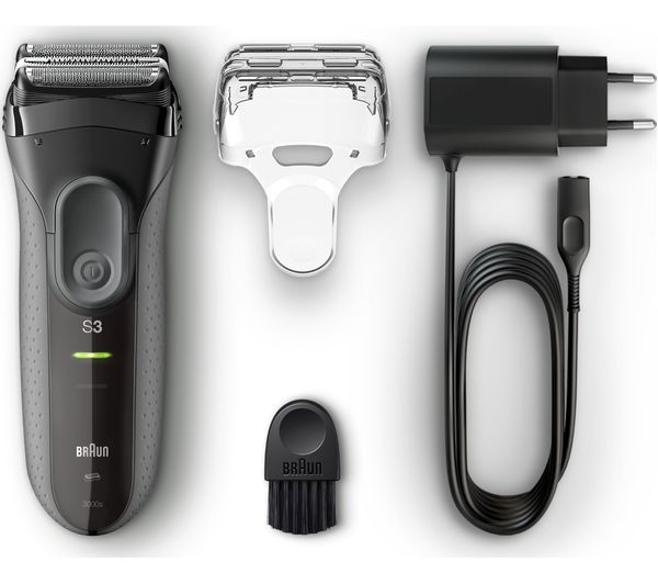 Pidgin Afwijzen Netto Buy BRAUN Series 3 3000s Wet & Dry Foil Shaver - Black | Free Delivery |  Currys