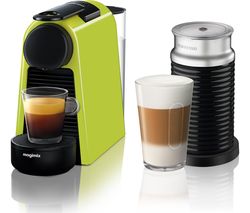 NESPRESSO by Magimix Essenza Mini Coffee Machine with Aeroccino - Lime Green