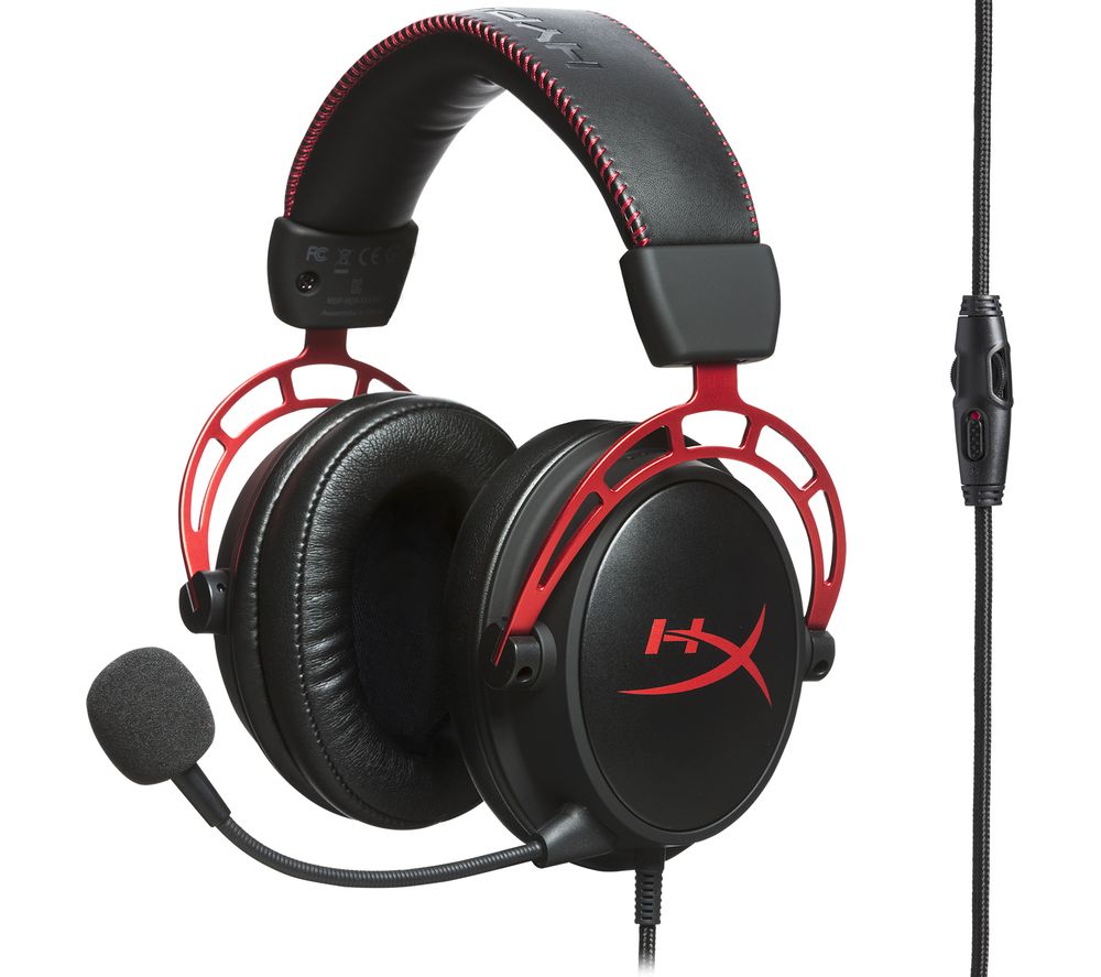 Cloud Alpha Gaming Headset - Black & Red