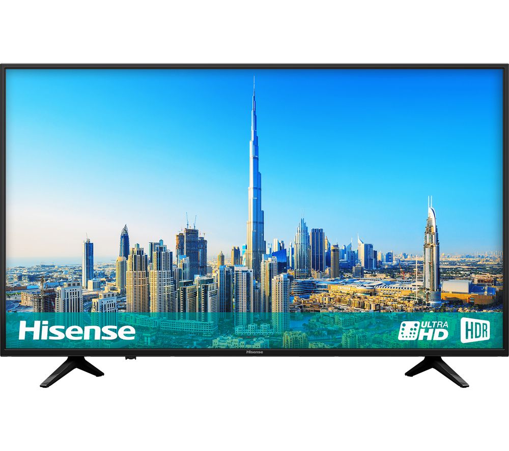 55″  HISENSE H55A6200UK  Smart 4K Ultra HD HDR LED TV, Gold