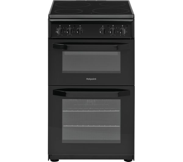 Hotpoint Multiflow Hd5v92kcb 50 Cm Electric Ceramic Cooker Black