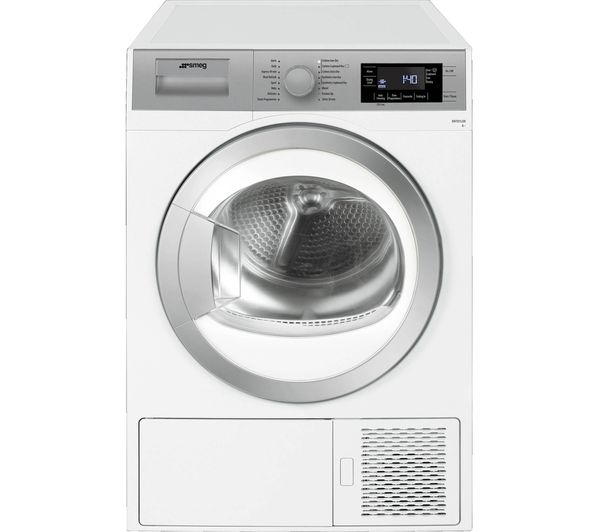 DHT81LUK - SMEG DHT81LUK 8 kg Heat Pump Tumble Dryer - White - Currys ...