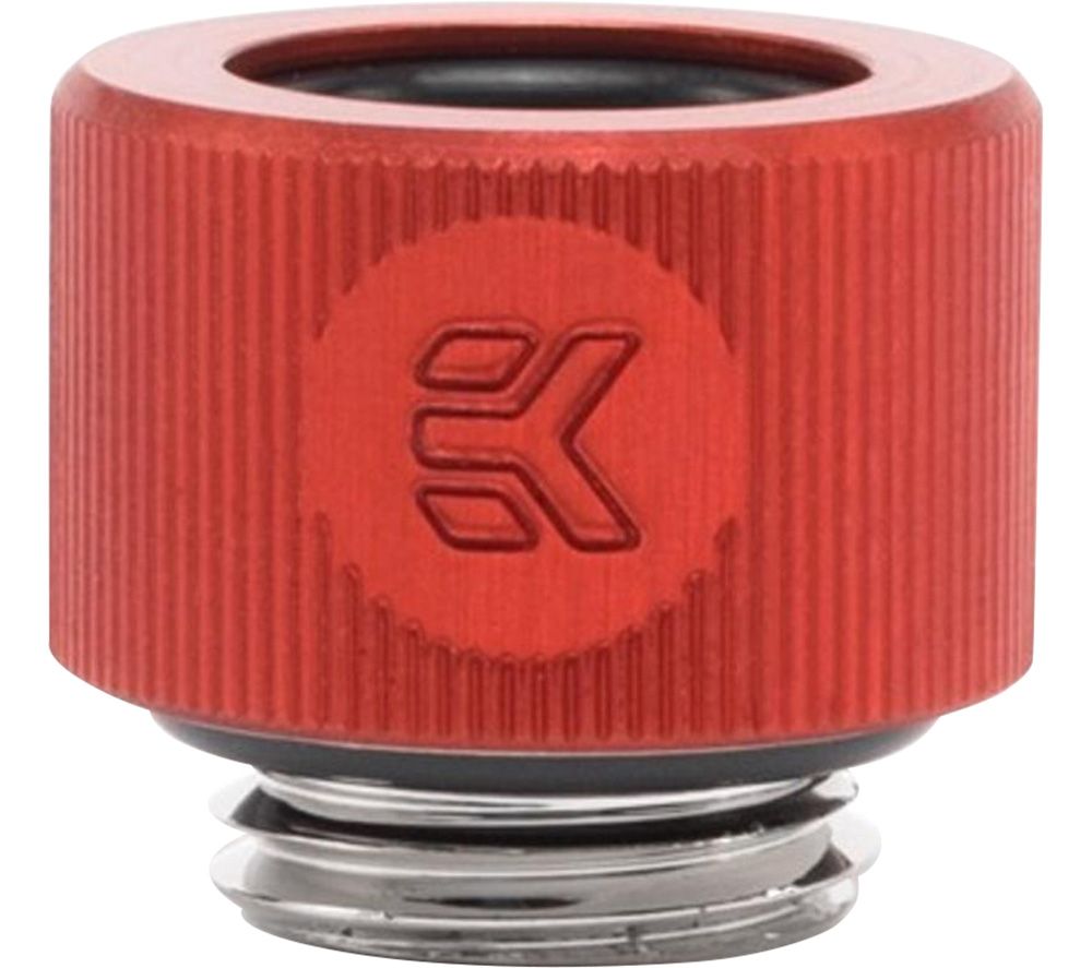 EK COOLING EK-HDC Hard Tube Fitting - 12 mm, Red, Red