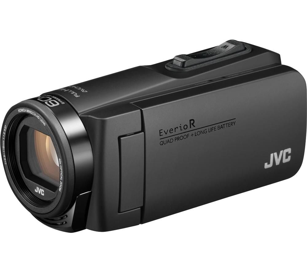 JVC Everio R GZ-R495BEK Camcorder with Case - Black, Black