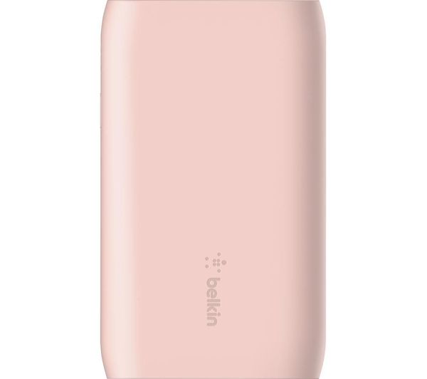 BPB004BTC00 BELKIN 5000 mAh Portable Power Bank Rose Gold Currys
