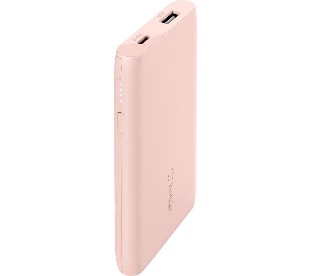 Buy BELKIN 5000 mAh Portable Power Bank Rose Gold Free Delivery