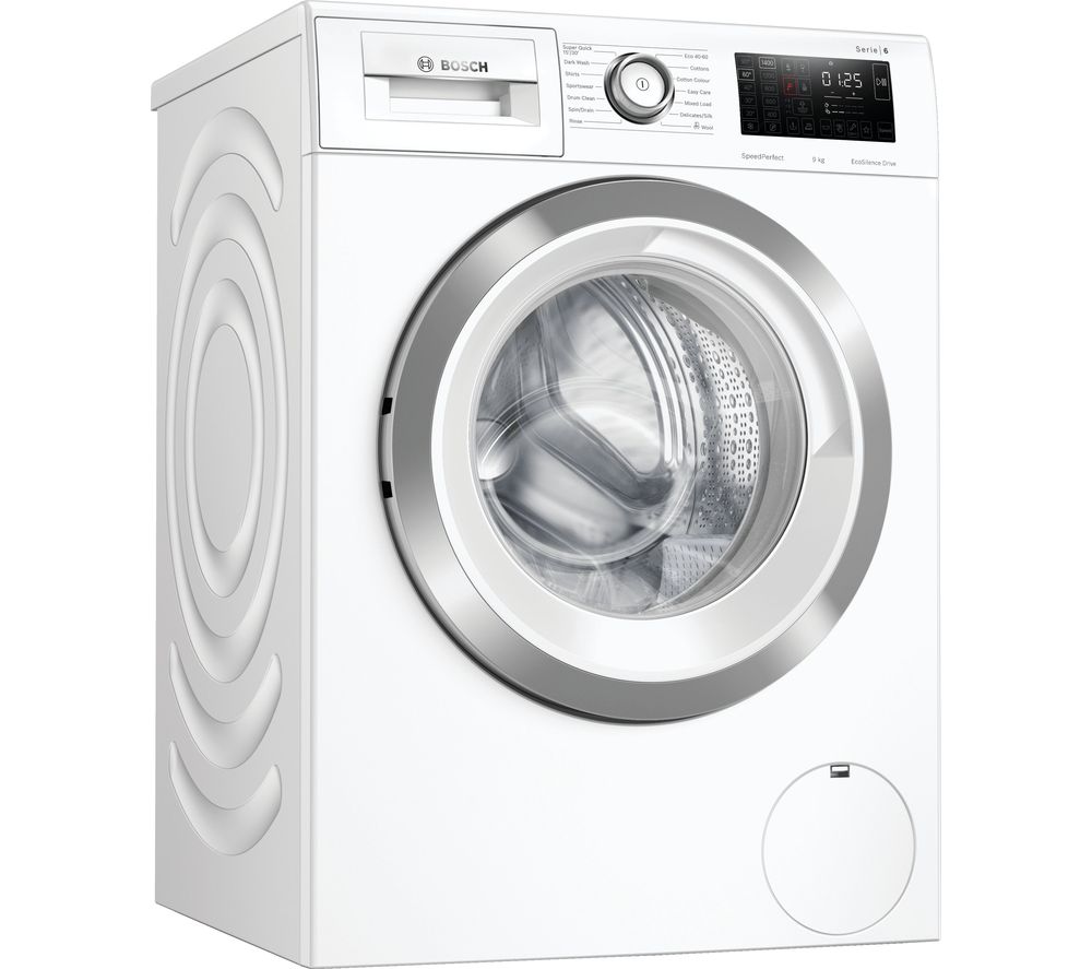 Ruim Zeehaven Postcode Buy BOSCH Serie 6 WAU28R90GB 9 kg 1400 Spin Washing Machine - White | Free  Delivery | Currys