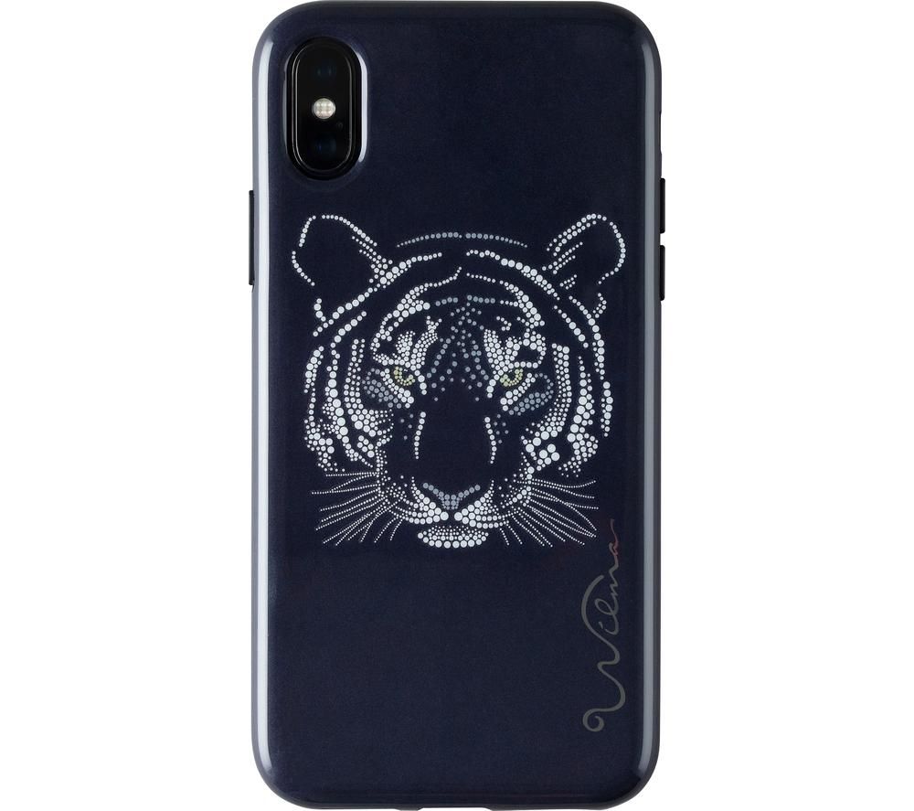 WILMA Midnight Shine Tigress iPhone X / XS Case - Black