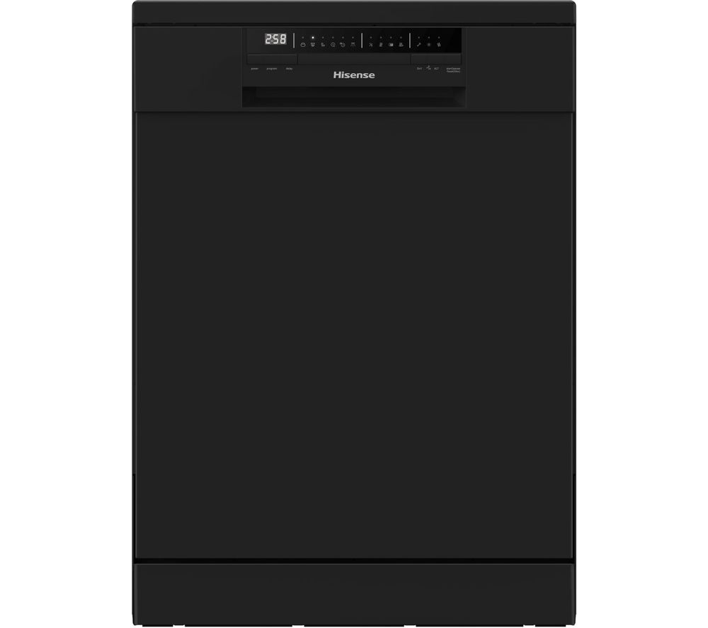 HISENSE HS60240BUK Full-Size Dishwasher - Black, Black