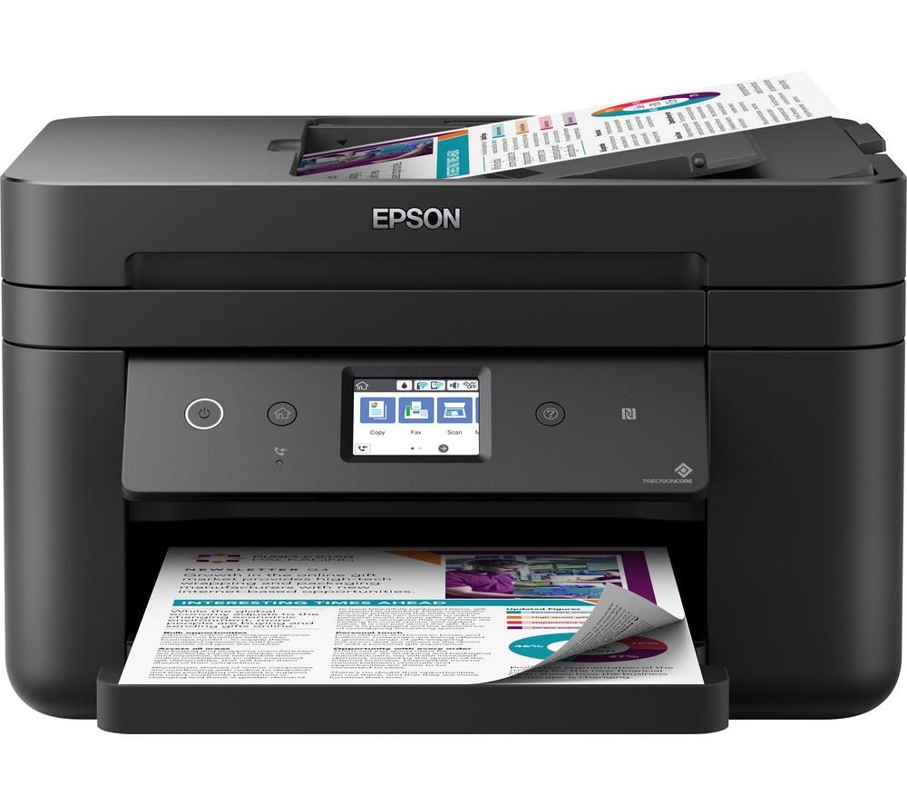 EPSON WorkForce WF-2860DWF All-in-One Wireless Inkjet Printer with Fax