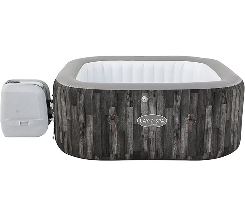 Buy LAYZSPA Majorca HydroJet Pro Inflatable Hot Tub Grey & Black Free Delivery Currys