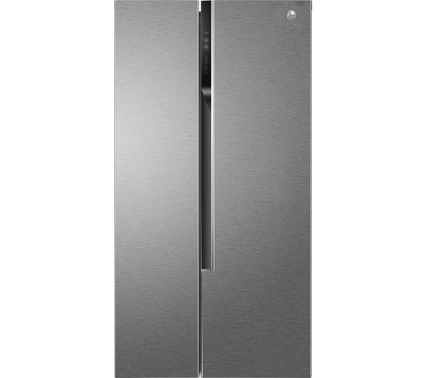 Image of HOOVER HHSF918F1XK American-Style Fridge Freezer - Stainless Steel