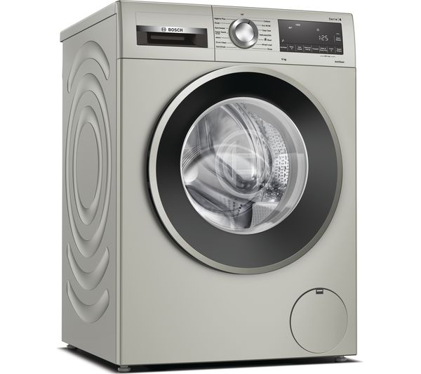 Image of BOSCH Series 6 WGG2440XGB 9 kg 1400 Spin Washing Machine - Silver Inox