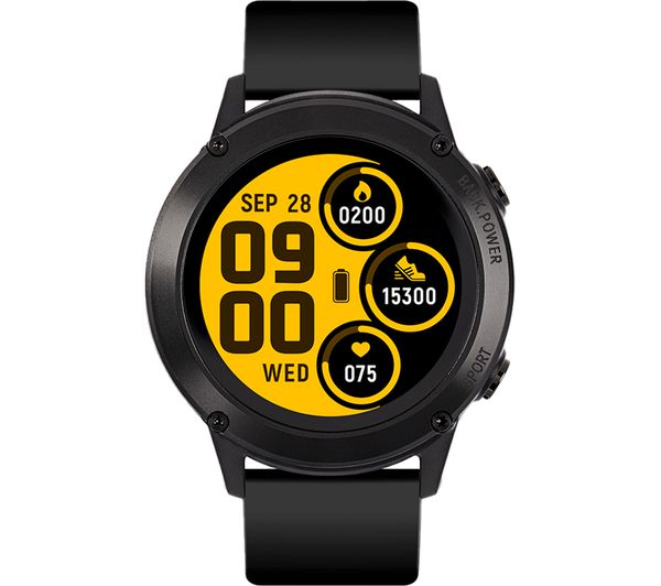 Reflex Active Series 18 Smart Watch Black Silicone Strap