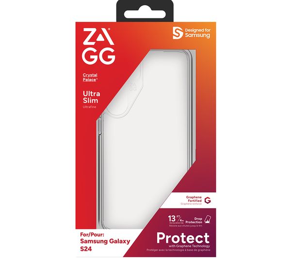 Zagg Crystal Palace Galaxy S24 Case Clear